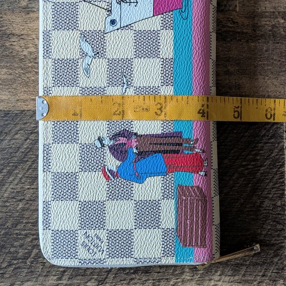 Louis Vuitton 2016 Transatlantic Cruises Zippy Wallet Damier Azur - Picture 7 of 8